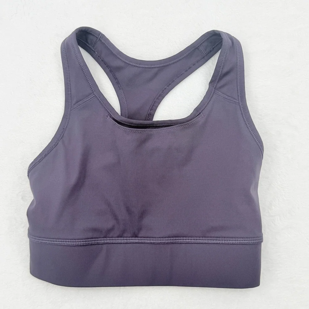 Nike Sports Bra Womens Medium Purple Excellent Dri-FIT Racerback Activewear